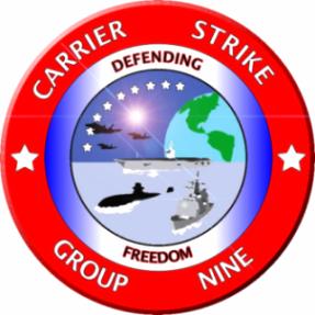 Carrier Strike Group 9's logo - click on image for larger view